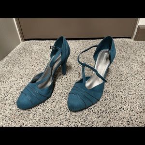 Teal Naturalizer Heels